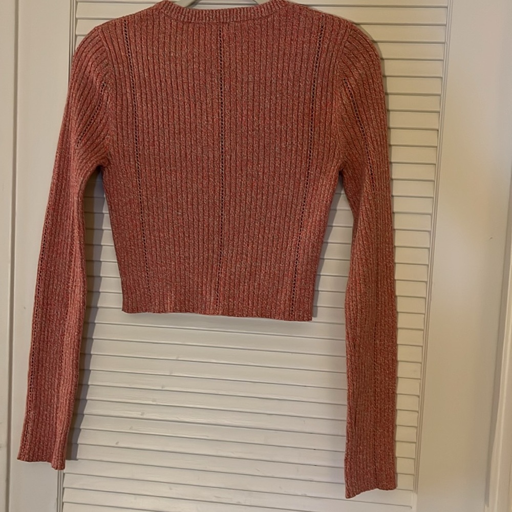 MONROW Ribbed Knit Sweater Size M - Picture 3 of 7